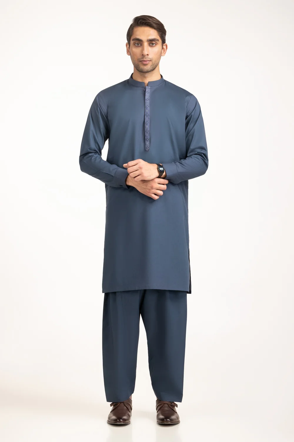 Regular Fit Embroidered Suits - Image 6