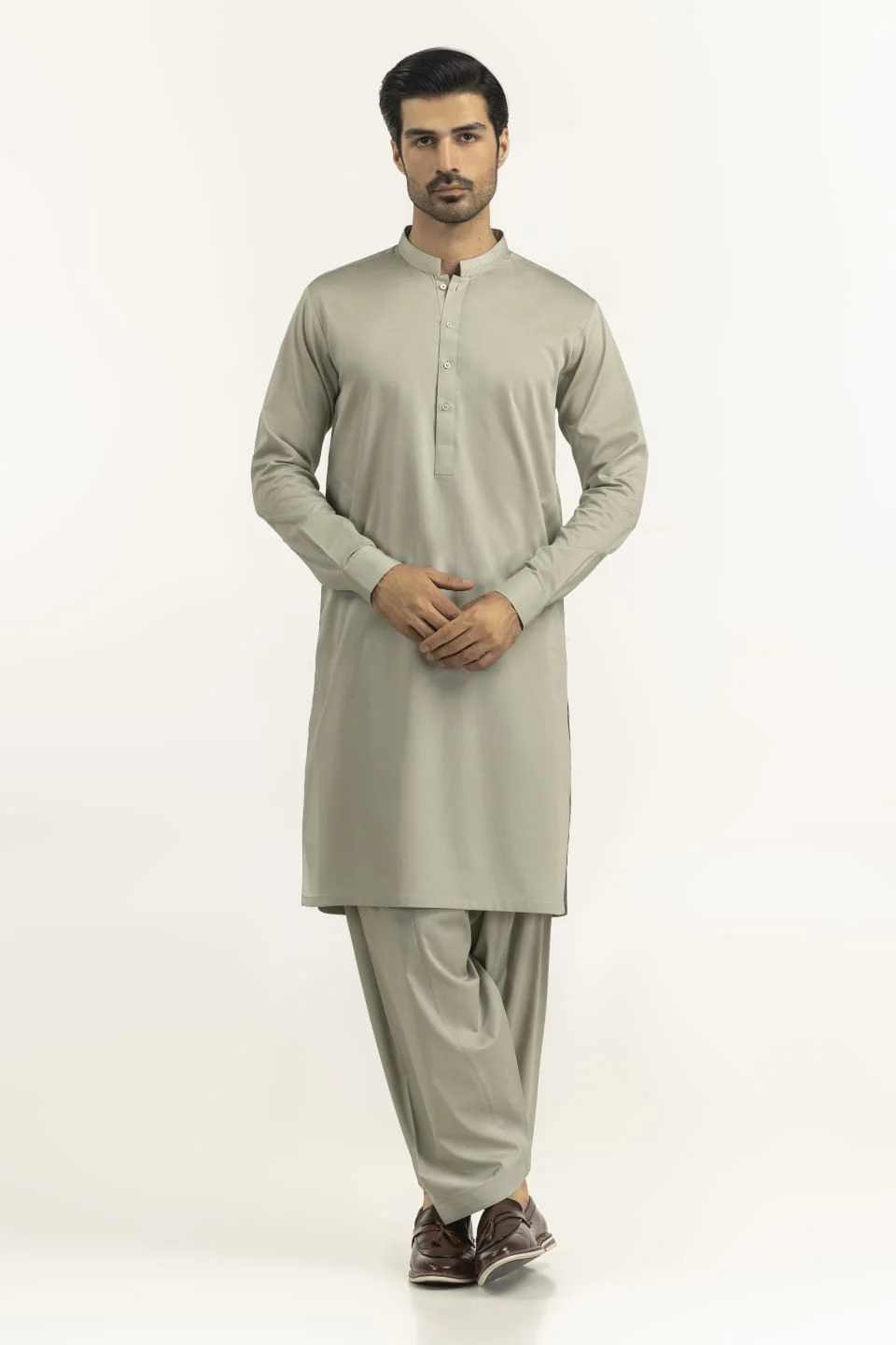 Regular Fit Embroidered Suits - Image 3