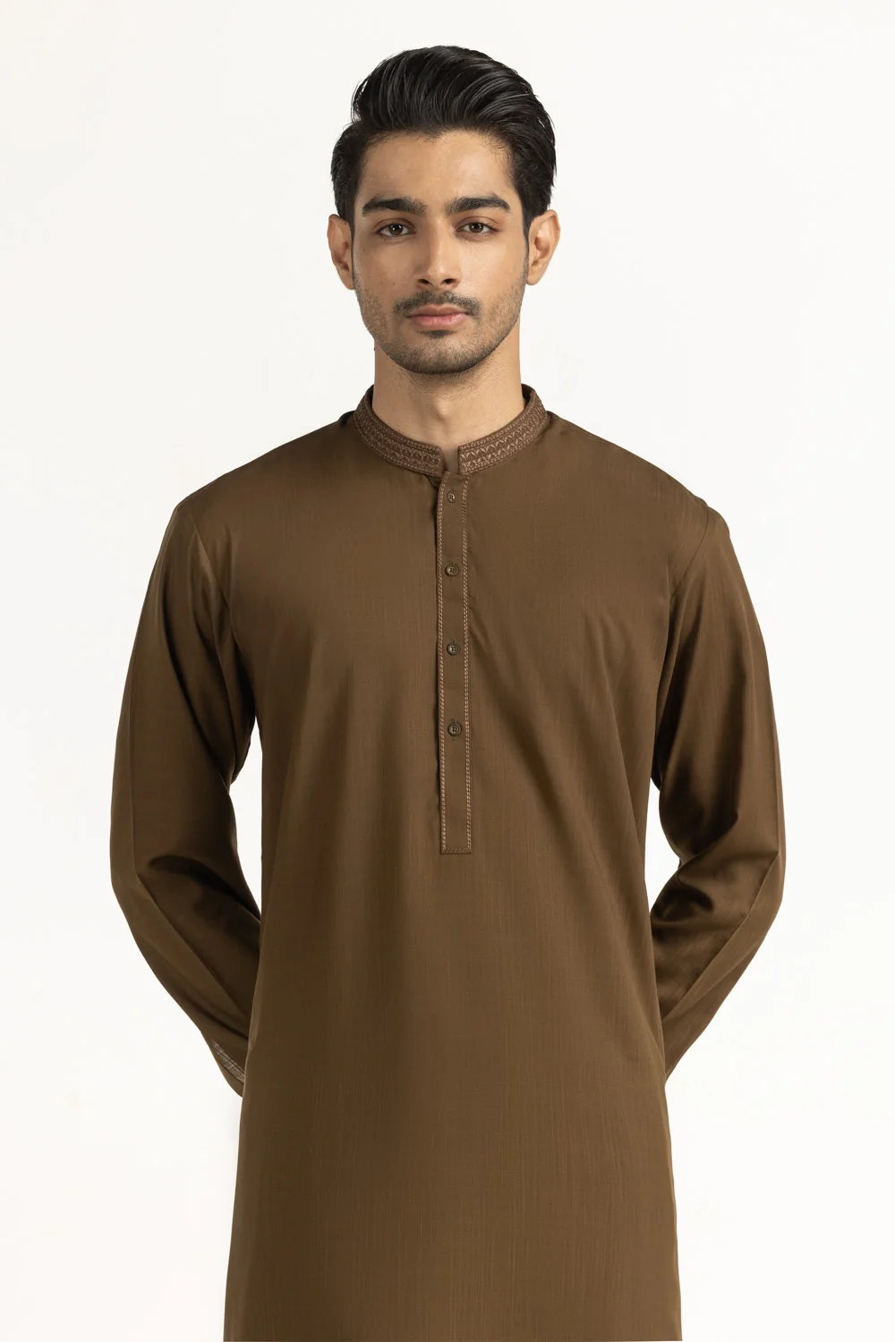 Regular Fit Embroidered Suits