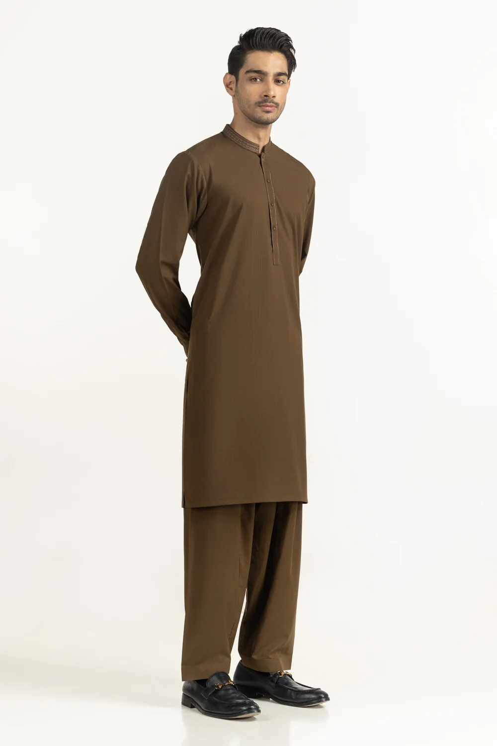 Regular Fit Embroidered Suits - Image 4