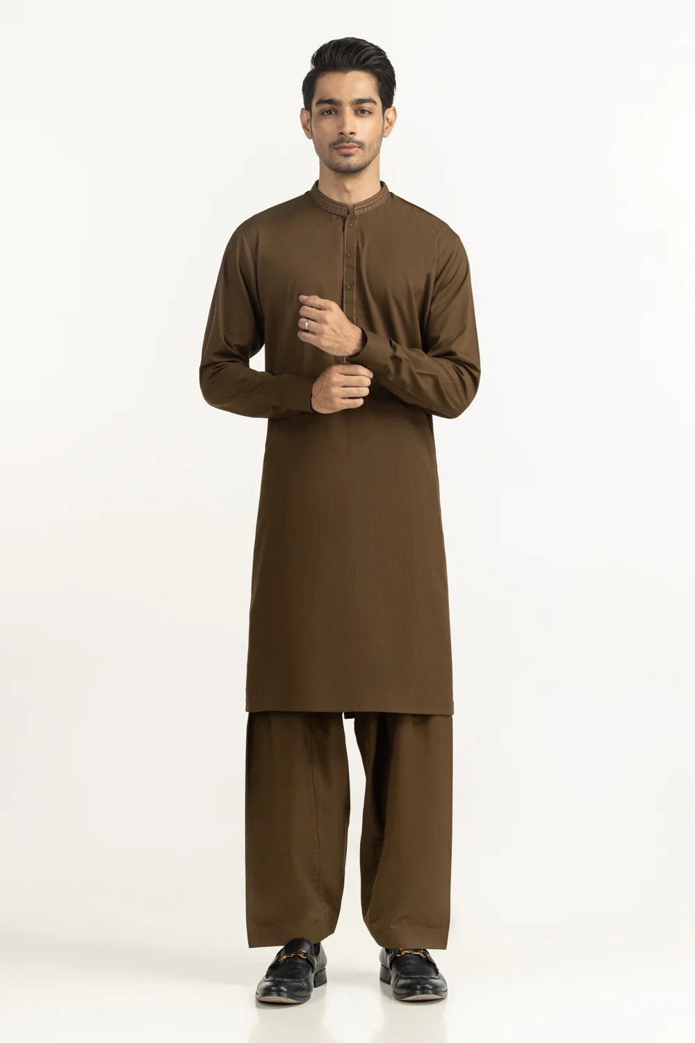 Regular Fit Embroidered Suits - Image 6