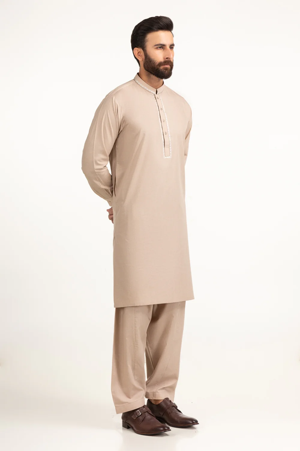 Regular Fit Embroidered Suits - Image 4