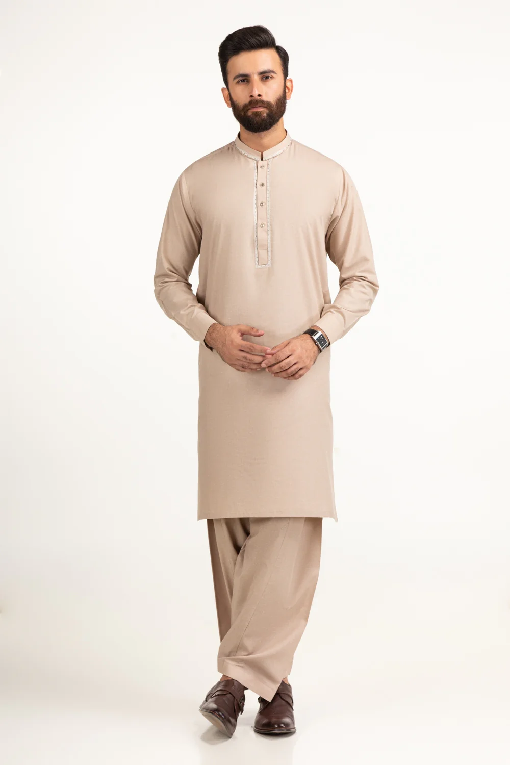 Regular Fit Embroidered Suits - Image 6