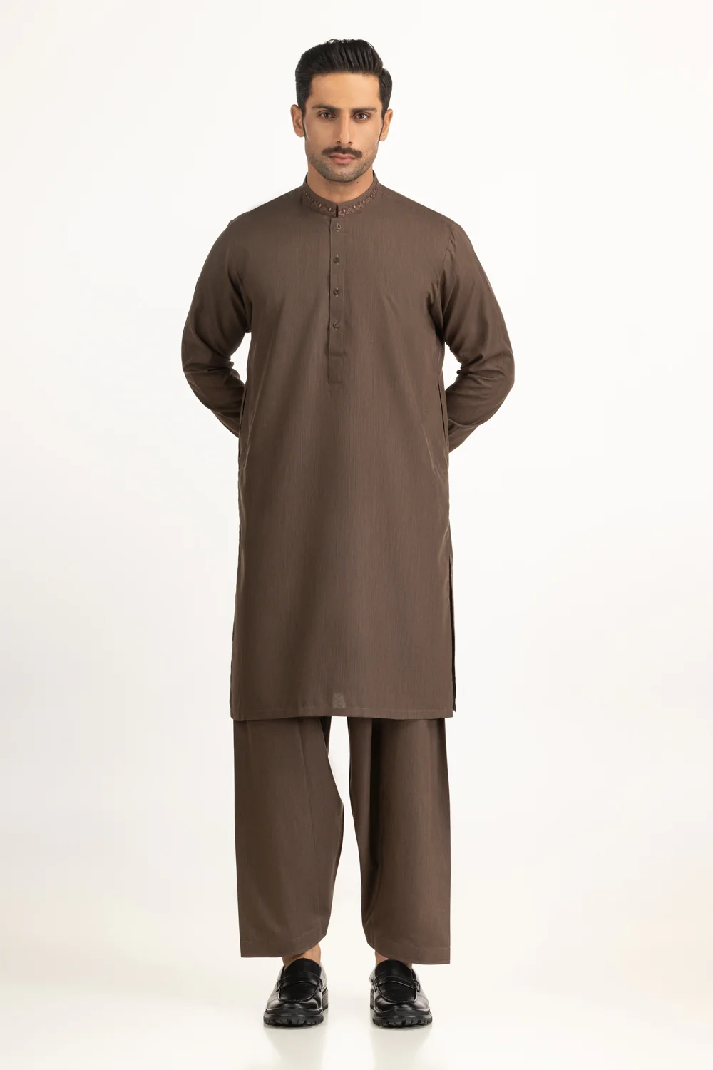 Regular Fit Embroidered Suits - Image 6