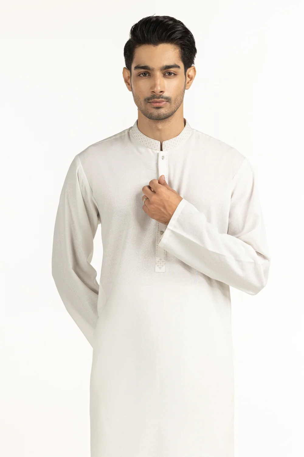 Regular Fit Embroidered Suits
