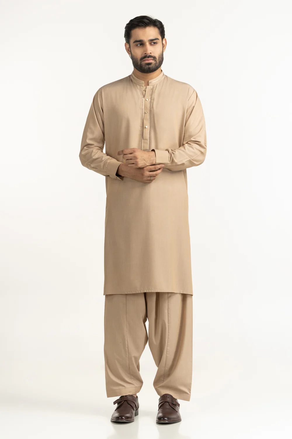 Regular Fit Embroidered Suits - Image 3