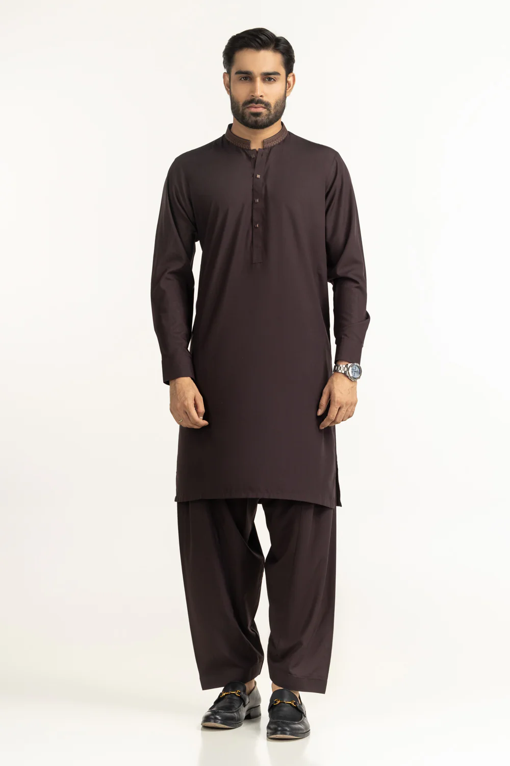 Regular Fit Embroidered Suits - Image 3