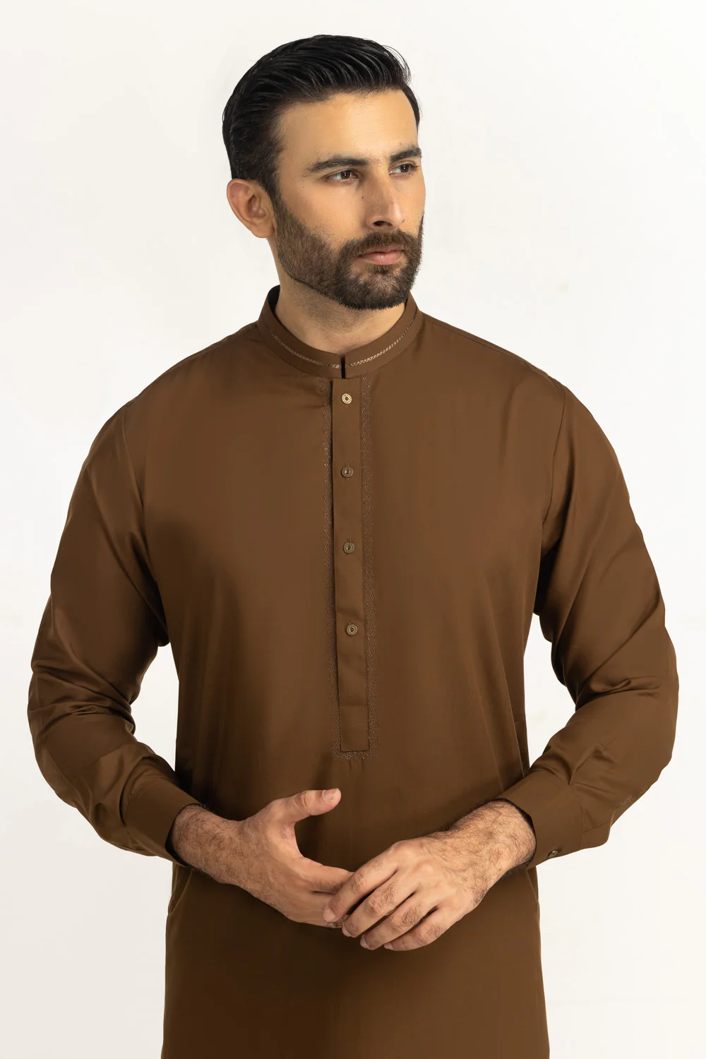 Regular Fit Embroidered Suits