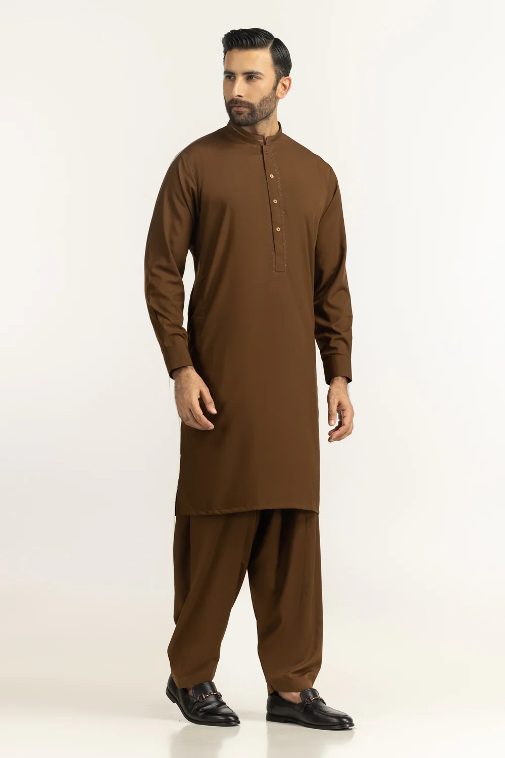Regular Fit Embroidered Suits - Image 4