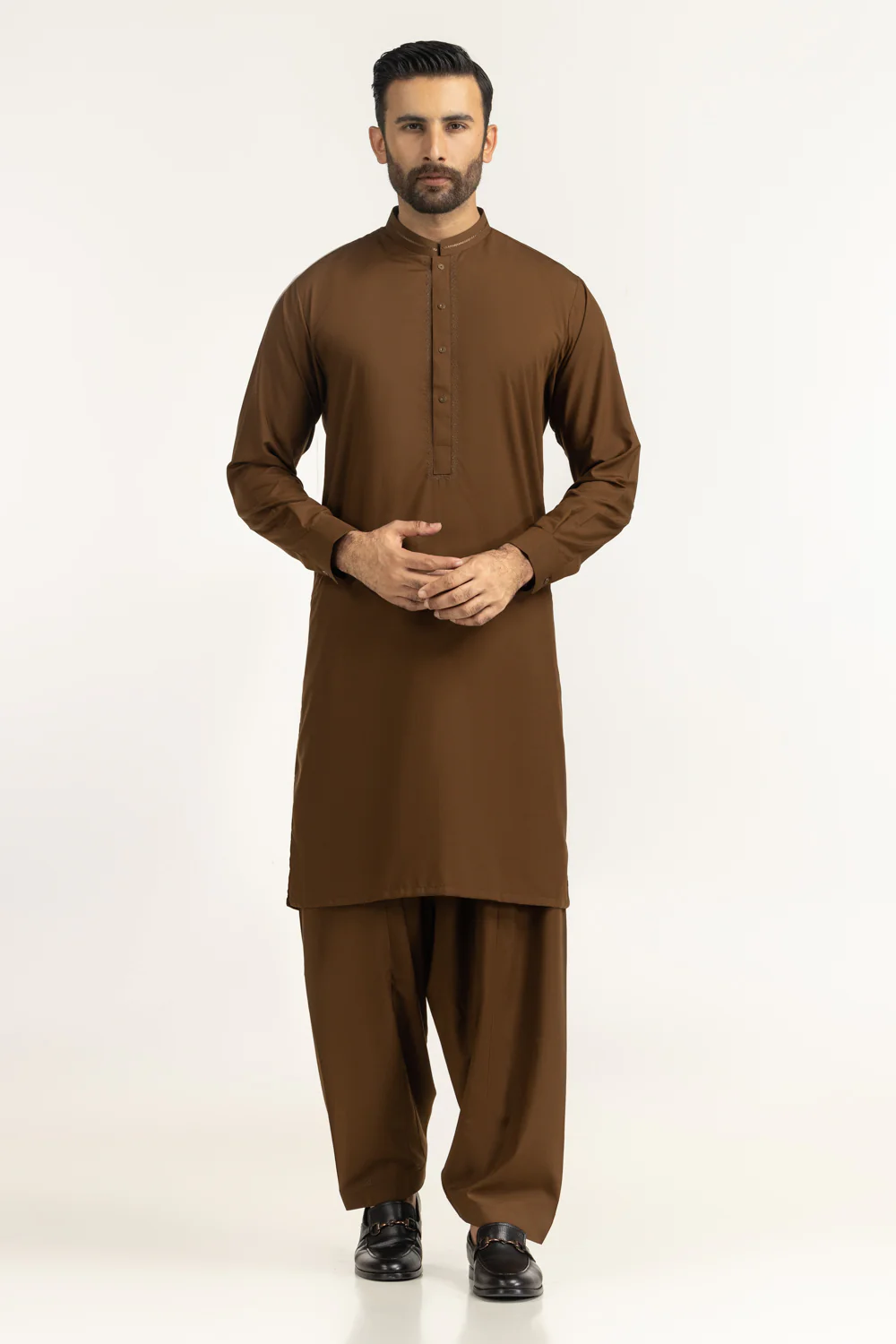 Regular Fit Embroidered Suits - Image 6