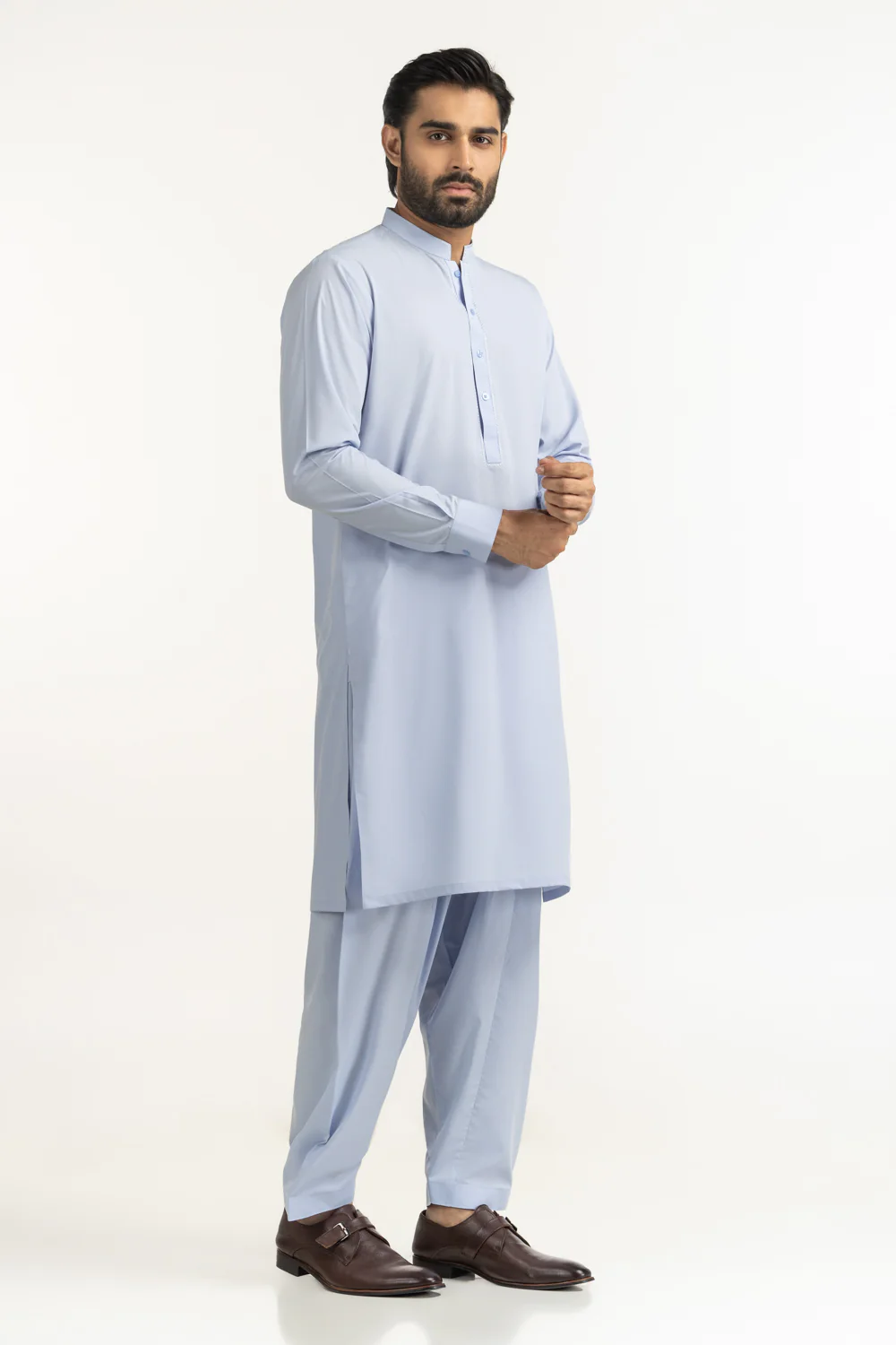 Regular Fit Embroidered Suits - Image 4
