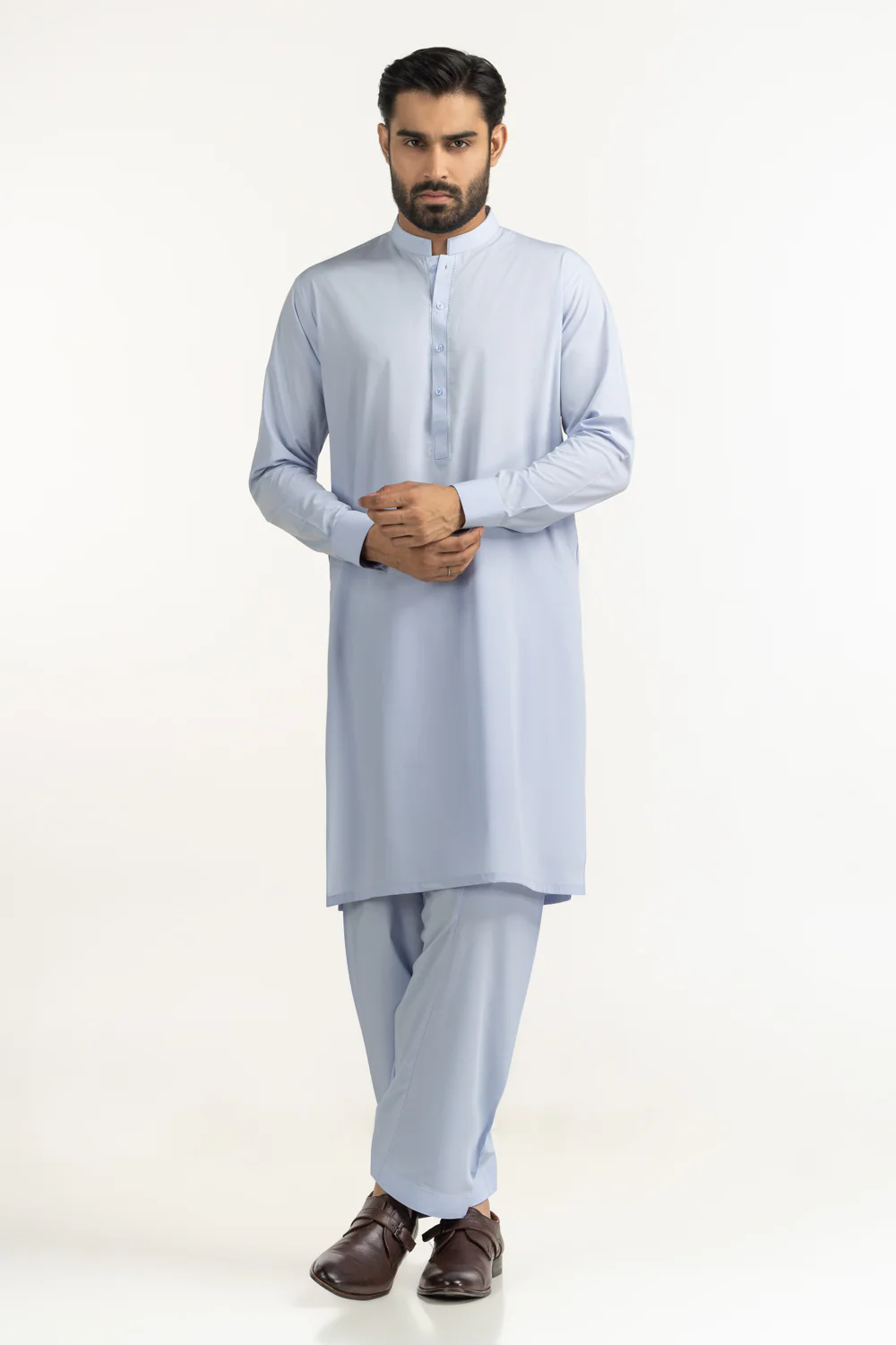 Regular Fit Embroidered Suits - Image 6