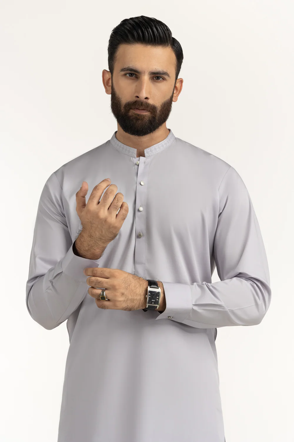 Regular Fit Embroidered Suits
