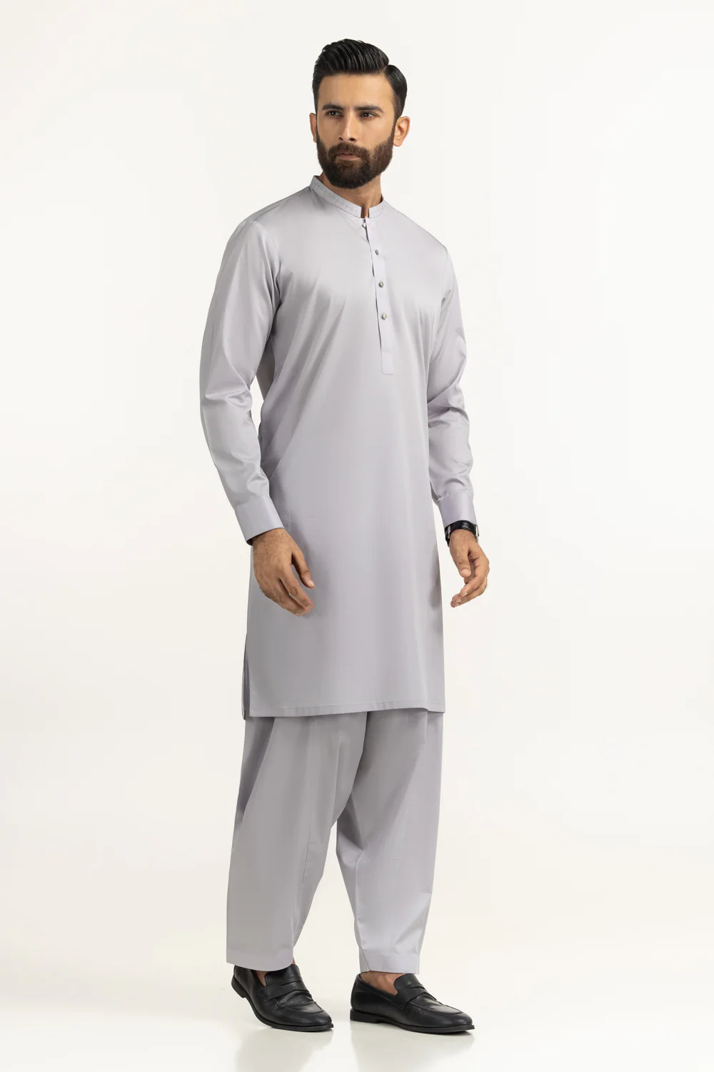 Regular Fit Embroidered Suits - Image 4