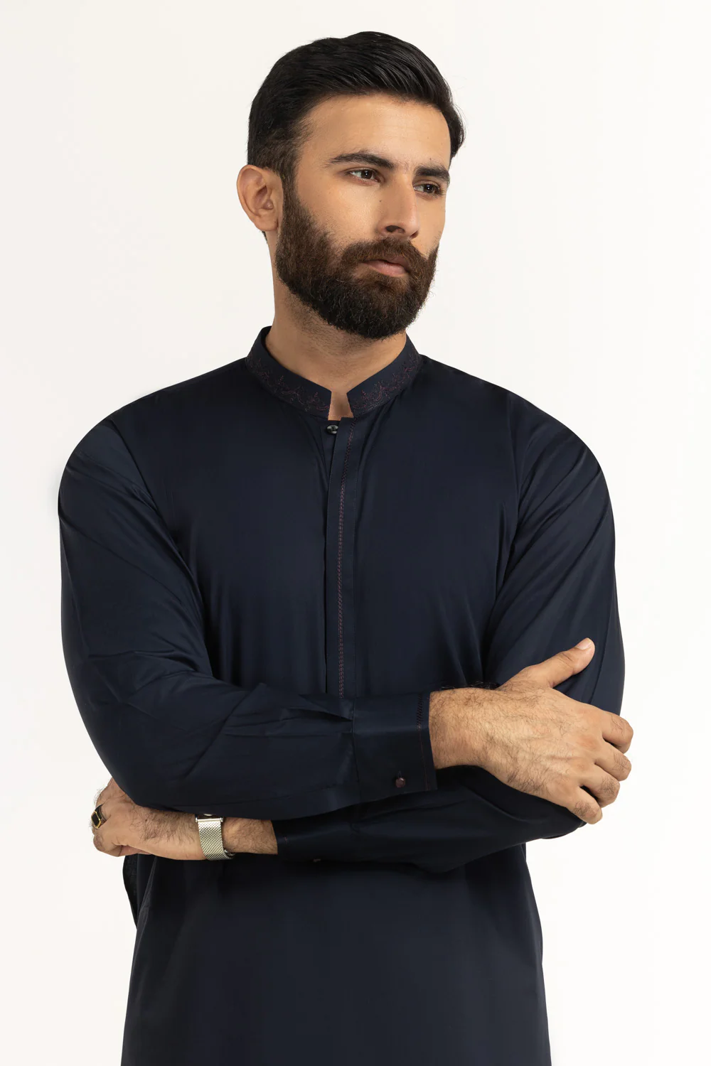 Regular Fit Embroidered Suits