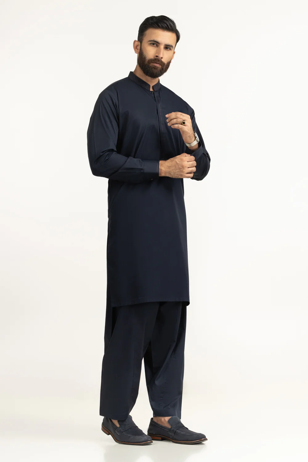 Regular Fit Embroidered Suits - Image 4
