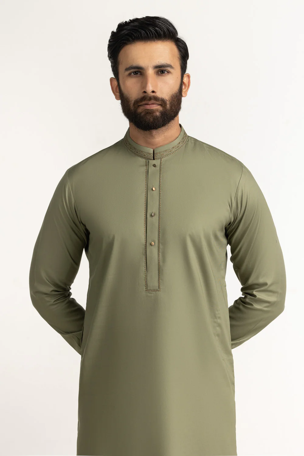Regular Fit Embroidered Suits