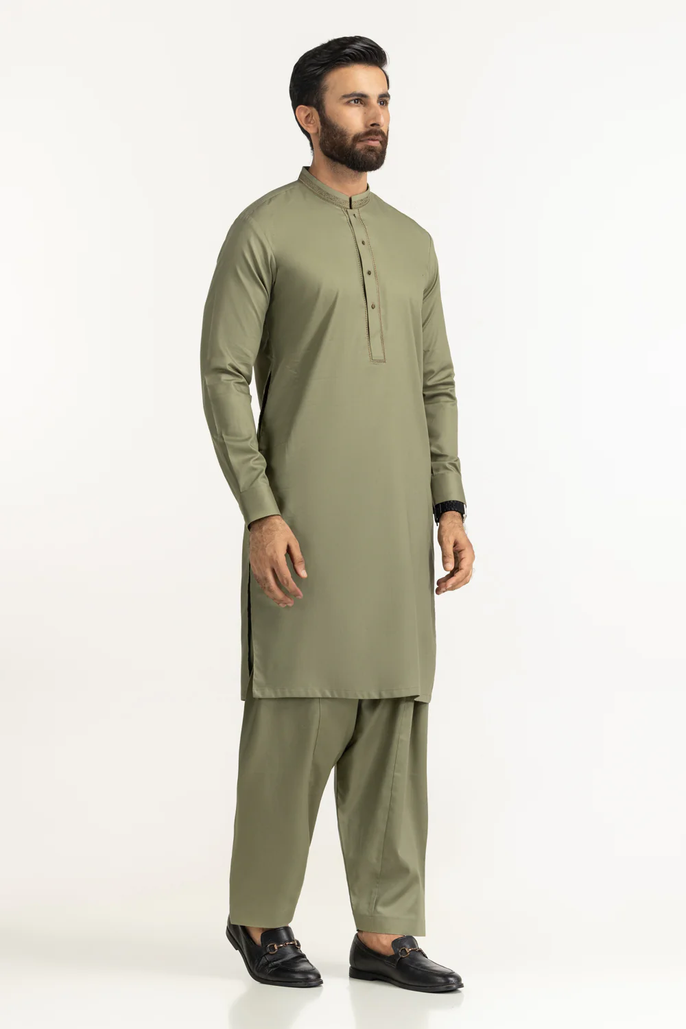 Regular Fit Embroidered Suits - Image 4