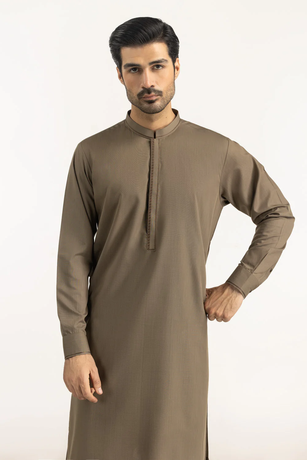 Regular Fit Embroidered Suits