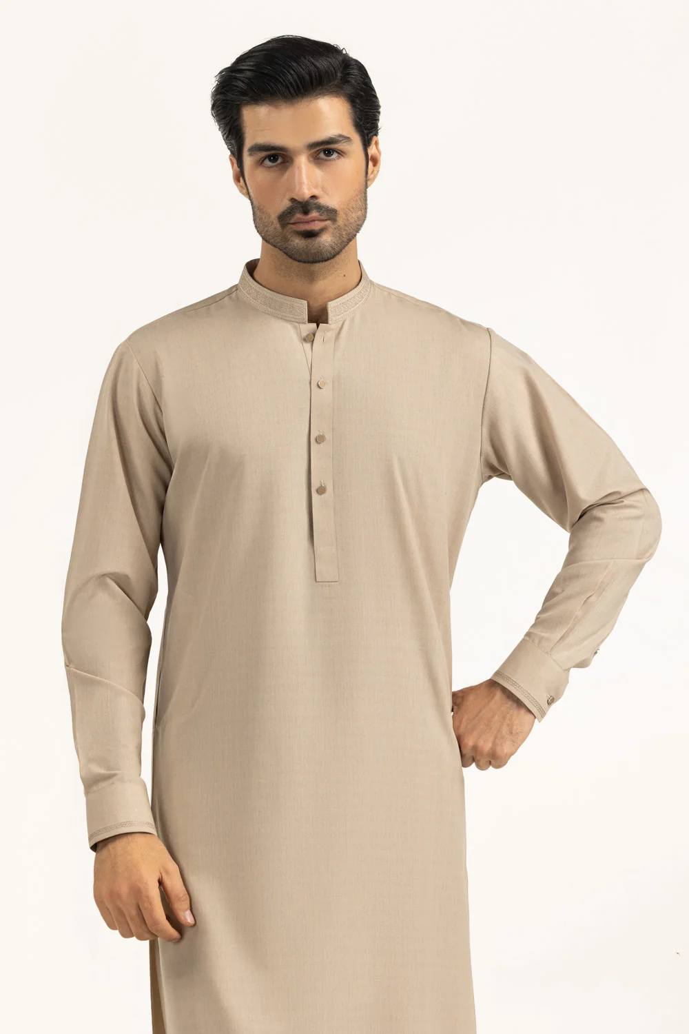 Regular Fit Embroidered Suits