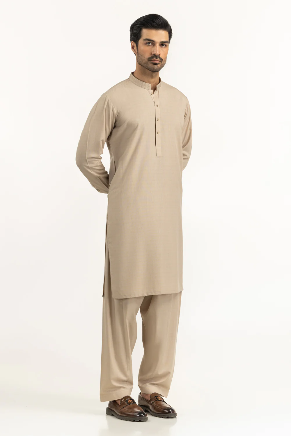 Regular Fit Embroidered Suits - Image 4