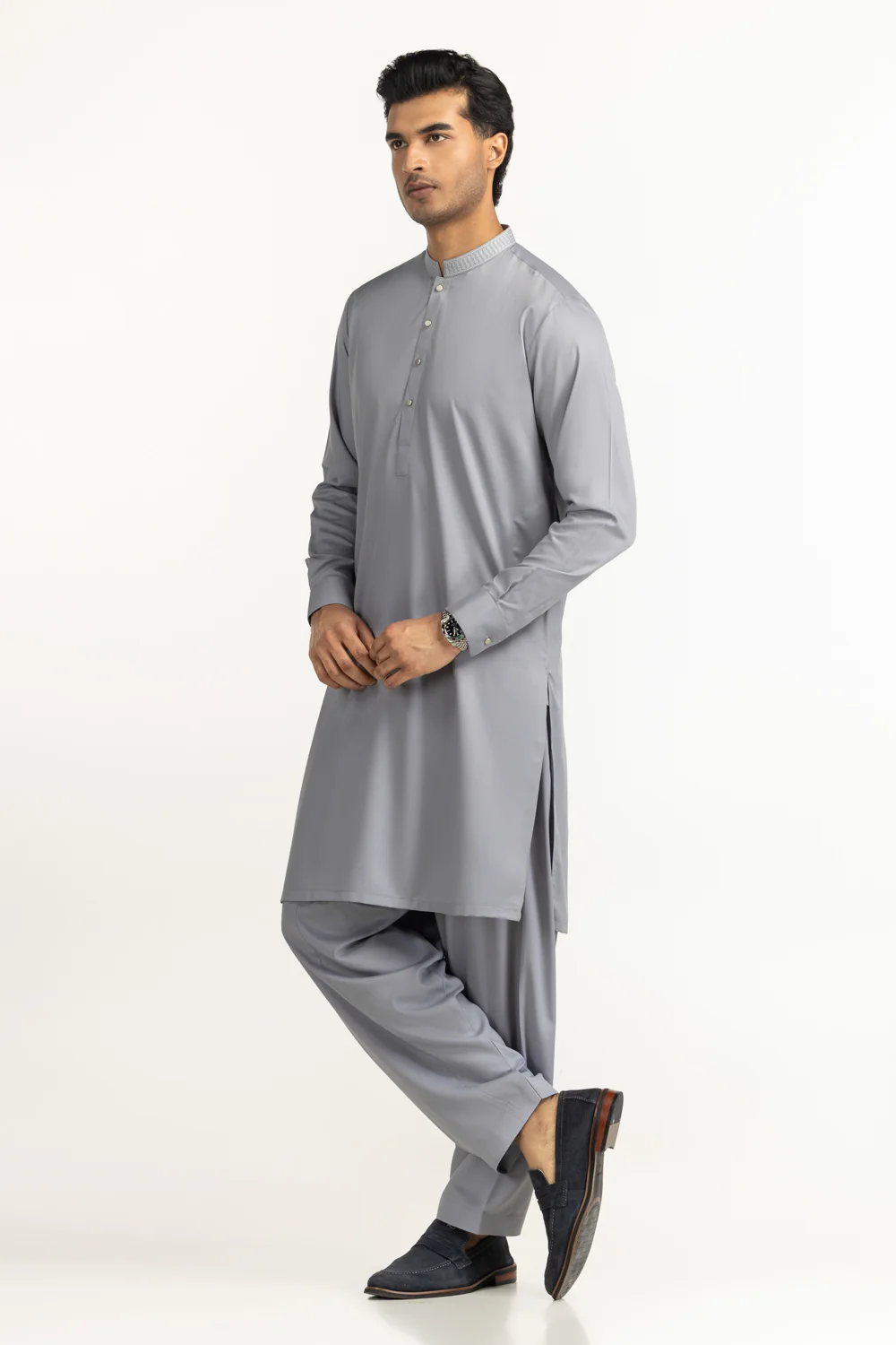 Regular Fit Embroidered Suits - Image 3