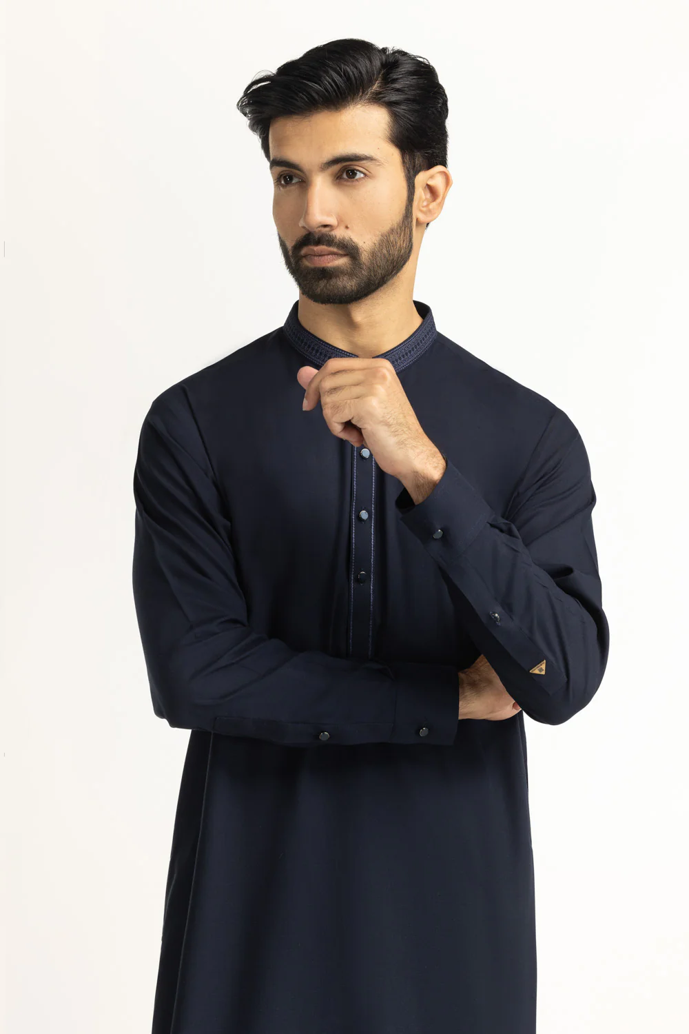 Regular Fit Embroidered Suits