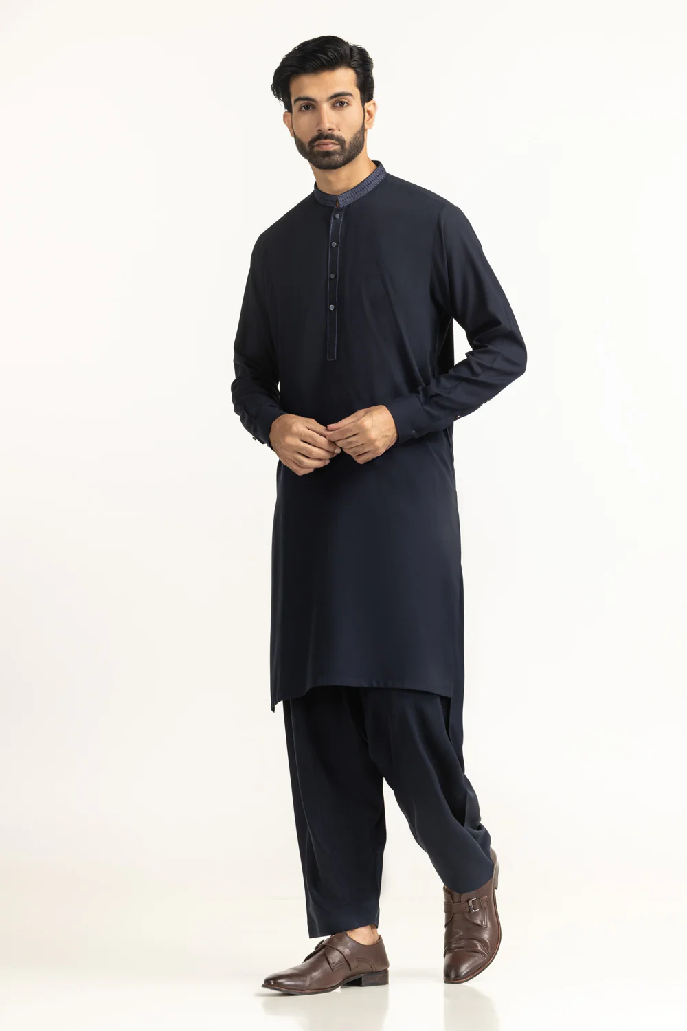 Regular Fit Embroidered Suits - Image 3