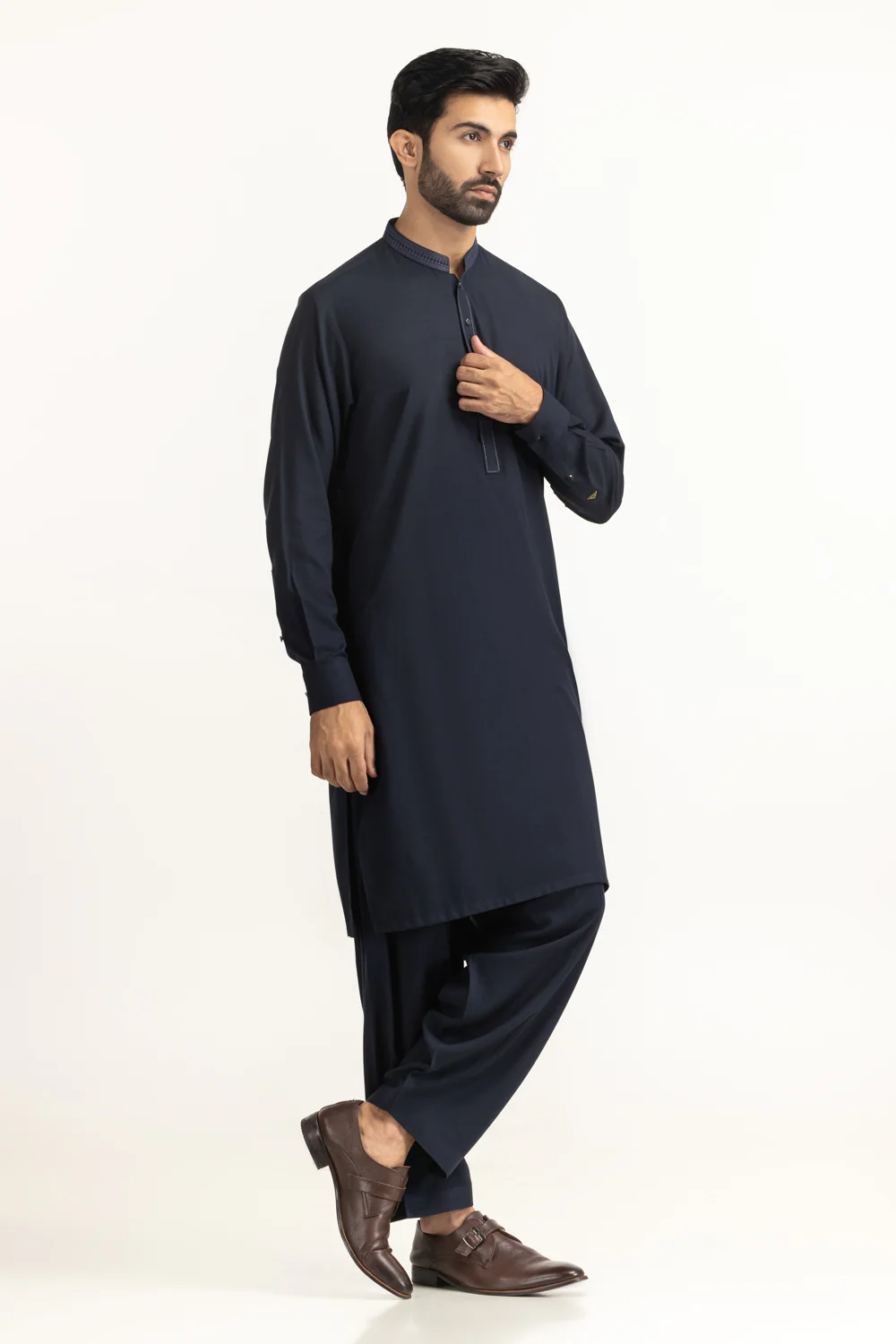 Regular Fit Embroidered Suits - Image 4
