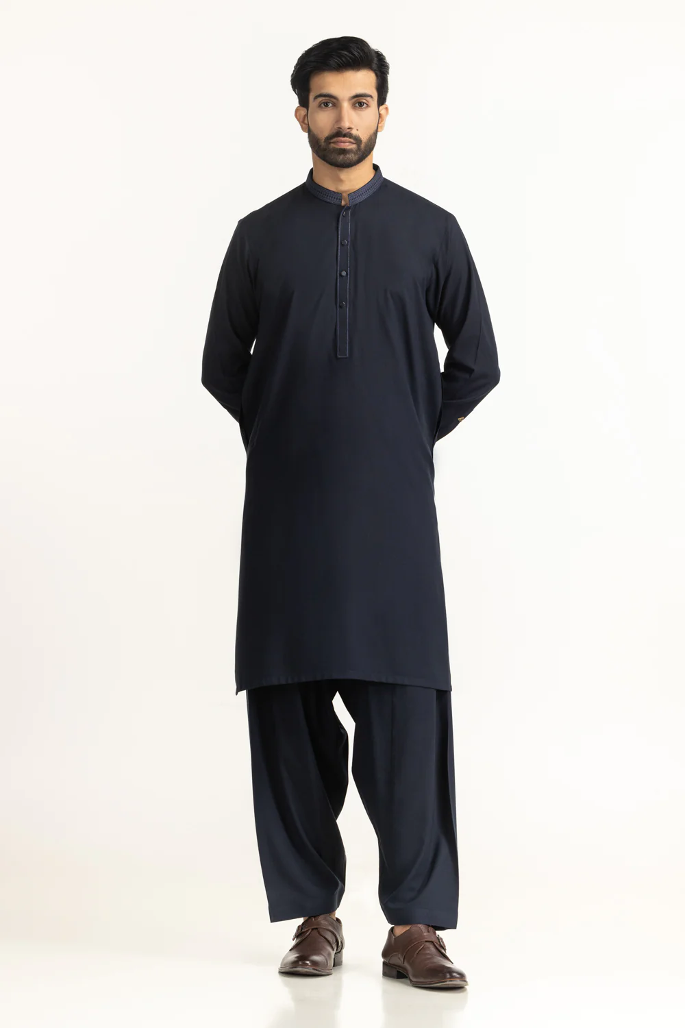 Regular Fit Embroidered Suits - Image 6