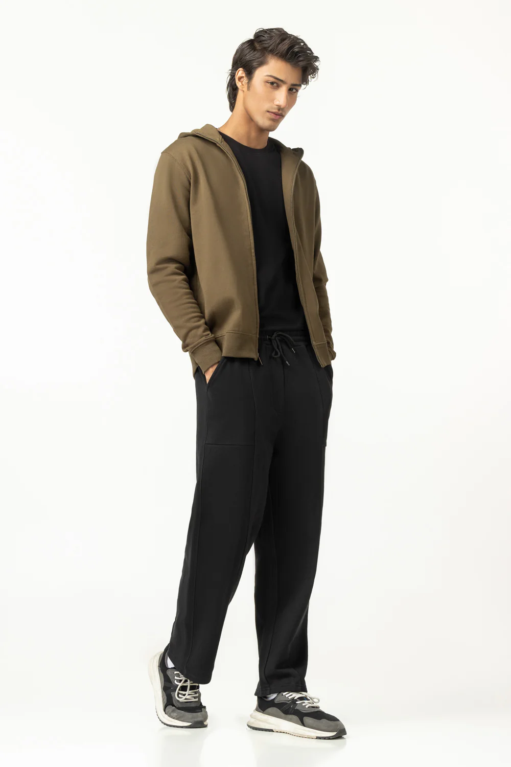 Regular Fit Hooded Zipper - Image 6