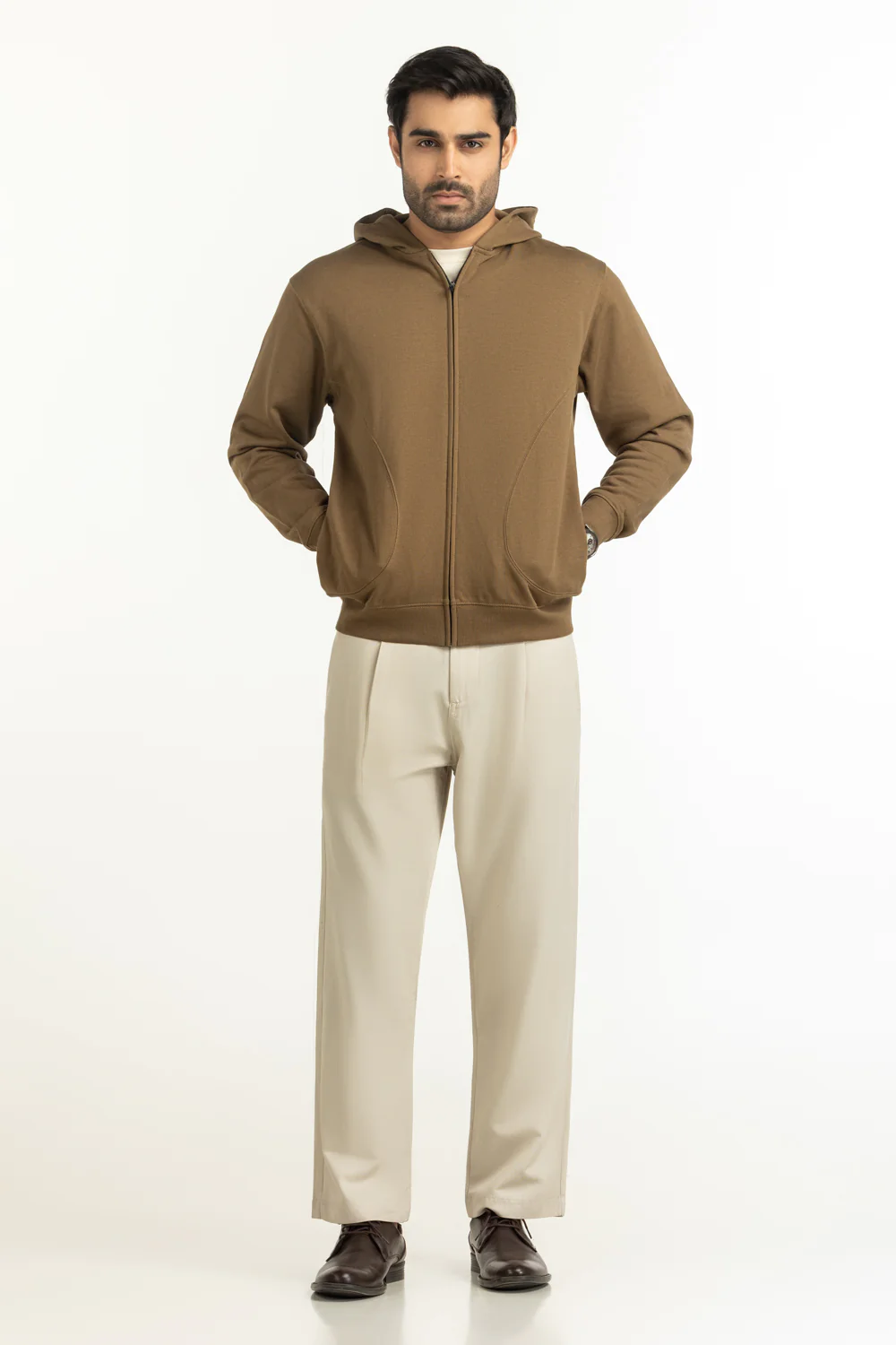 Regular Fit Hooded Zipper - Image 6