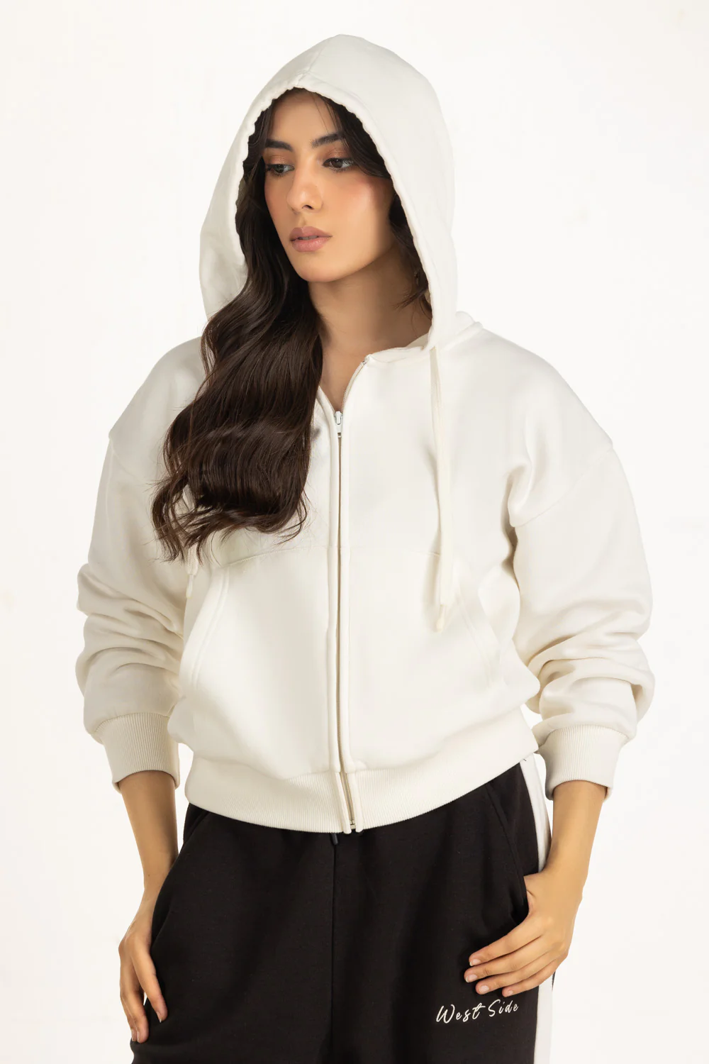 Regular Fit Hooded Zipper - Image 3