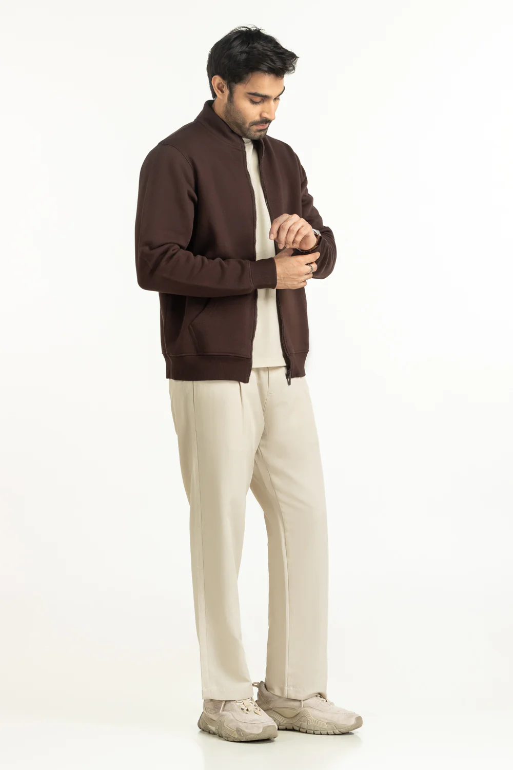 Regular Fit Knitted Jacket - Image 6
