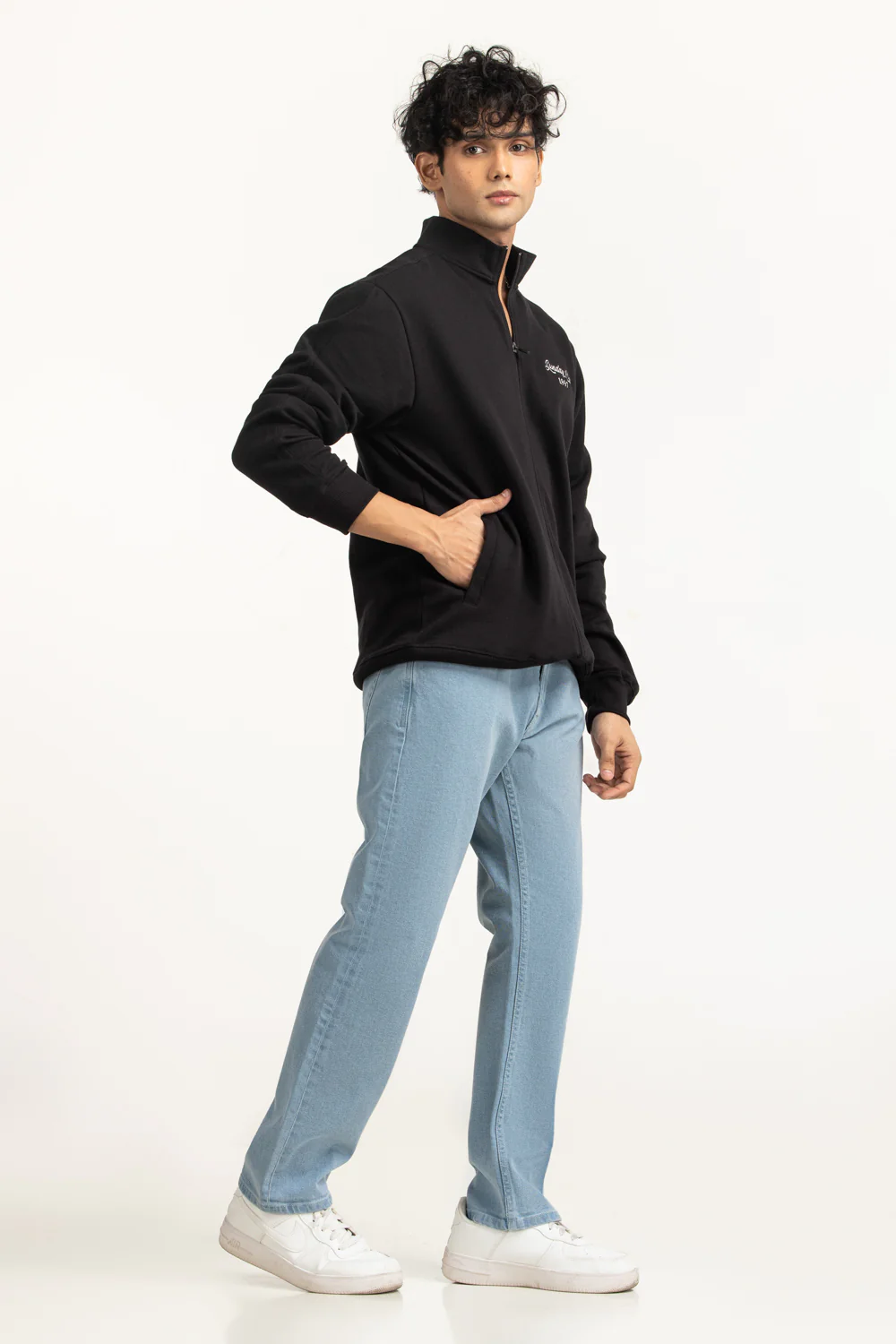Regular Fit Knitted Jacket - Image 4