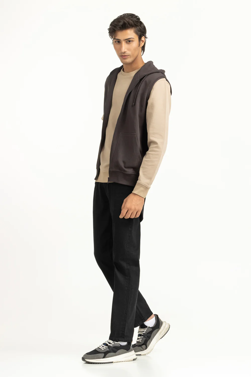Regular Fit Knitted Vest - Image 5