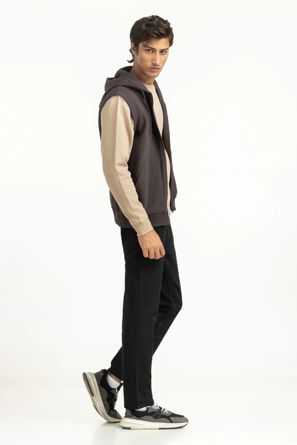 Regular Fit Knitted Vest - Image 6