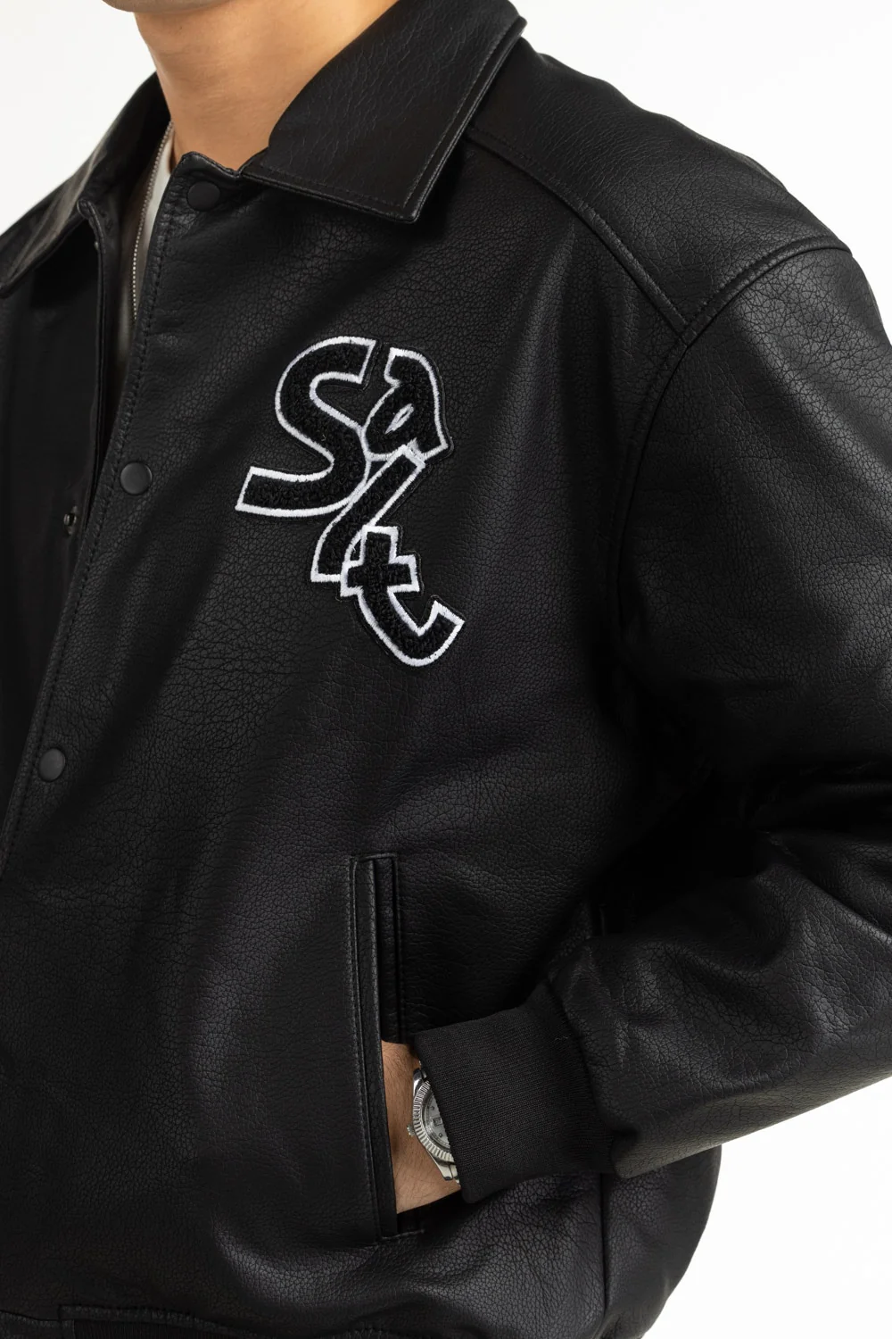 Regular Fit PU Jackets - Image 6