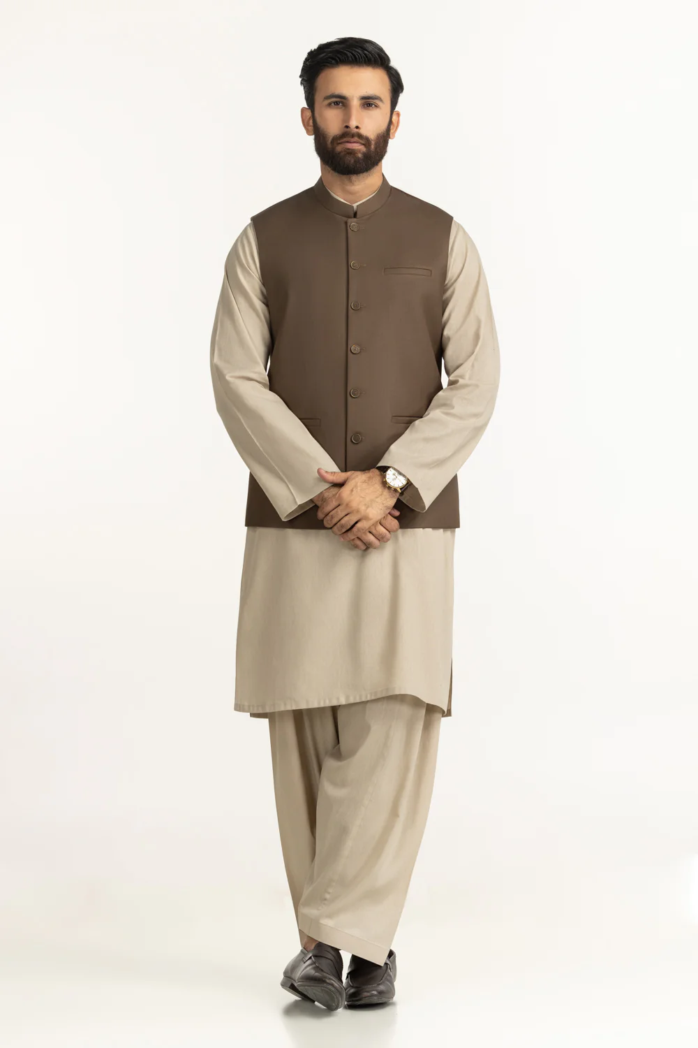 Regular Fit Styling Waist Coat - Image 5