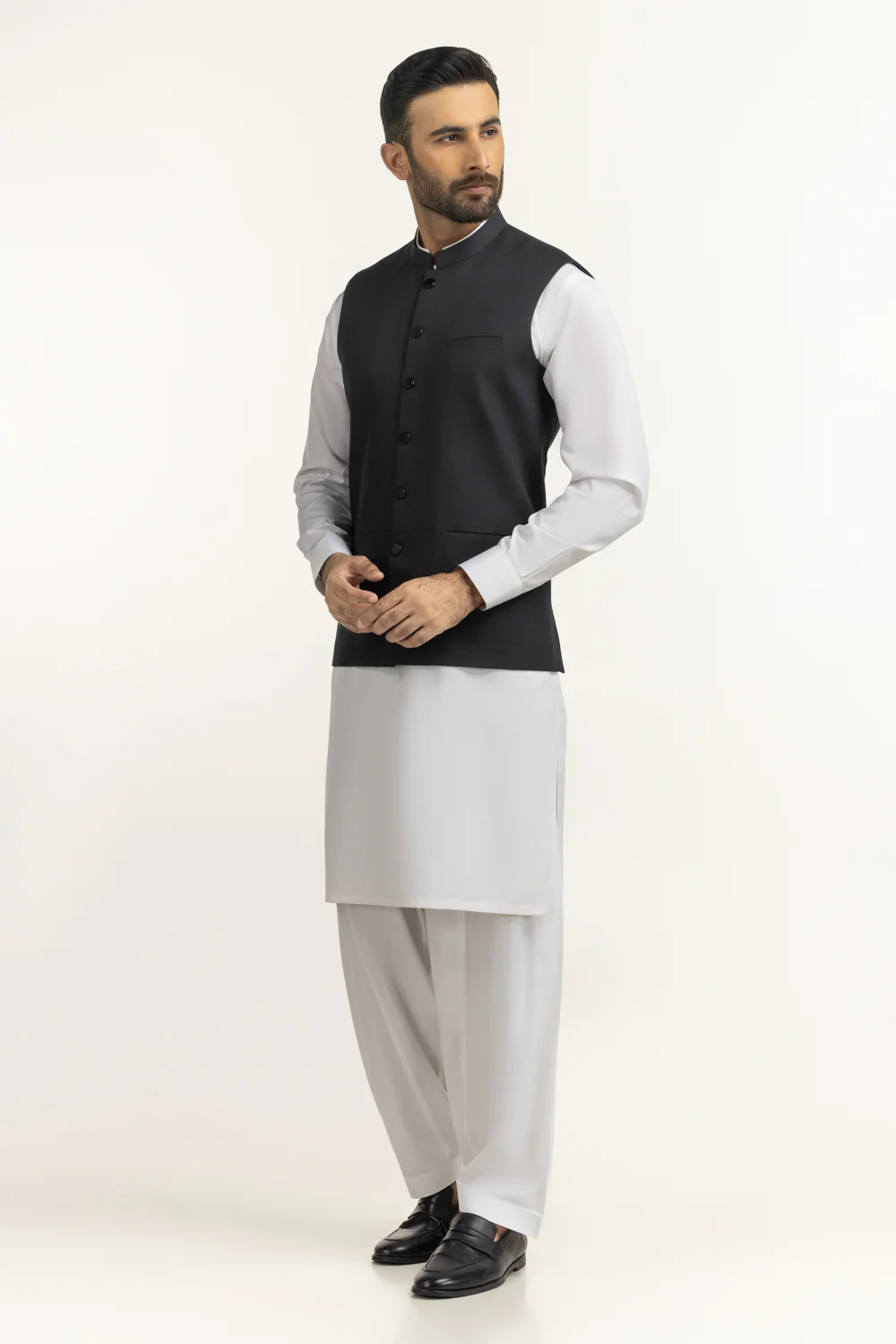 Regular Fit Styling Waist Coat - Image 3