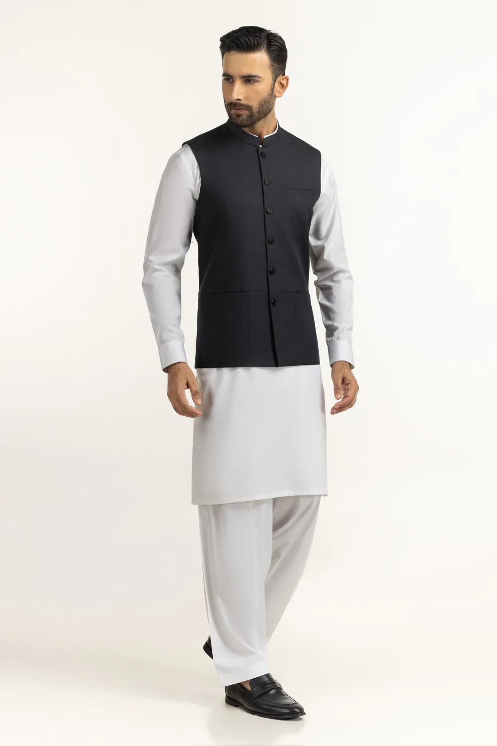 Regular Fit Styling Waist Coat - Image 4