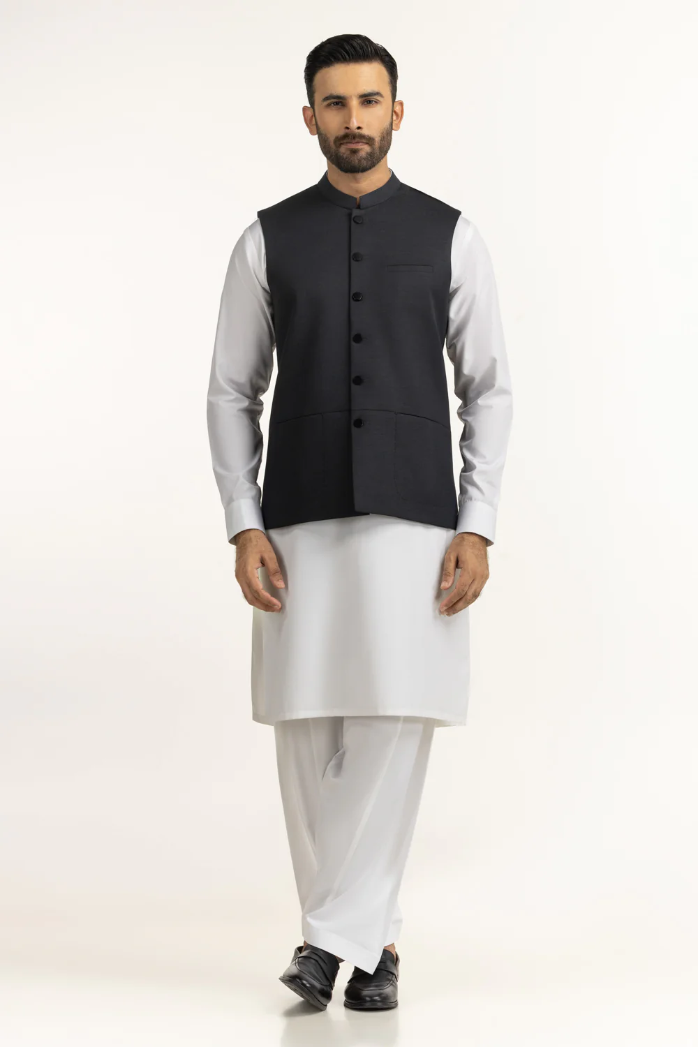 Regular Fit Styling Waist Coat - Image 5