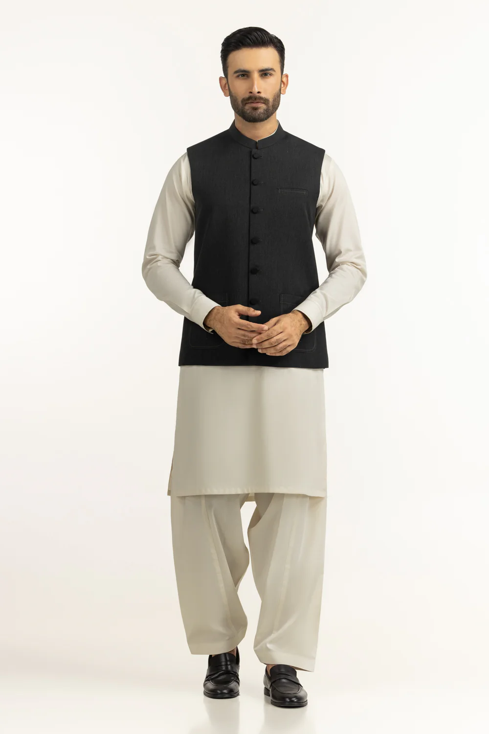 Regular Fit Styling Waist Coat - Image 6
