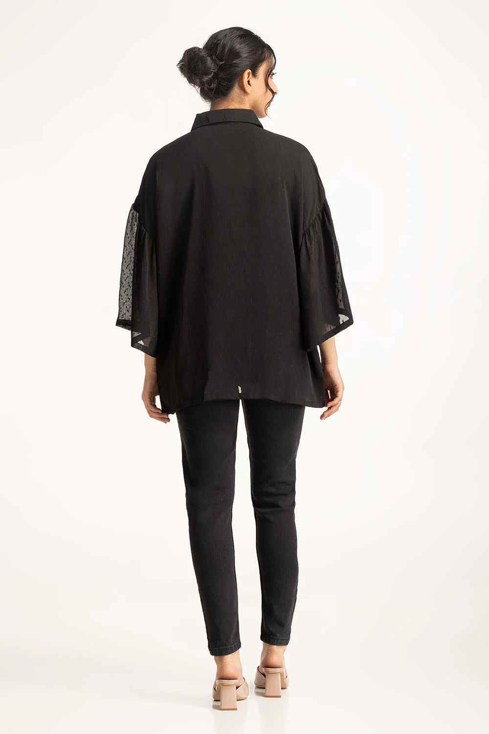 Relaxed sheer shirt - Image 4