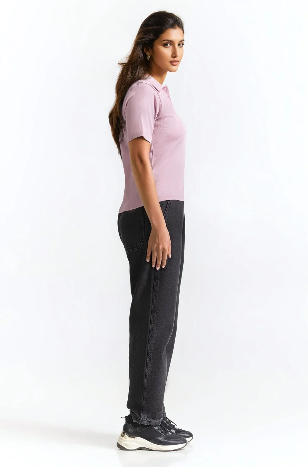Ribbed Polo Shirt - Image 3