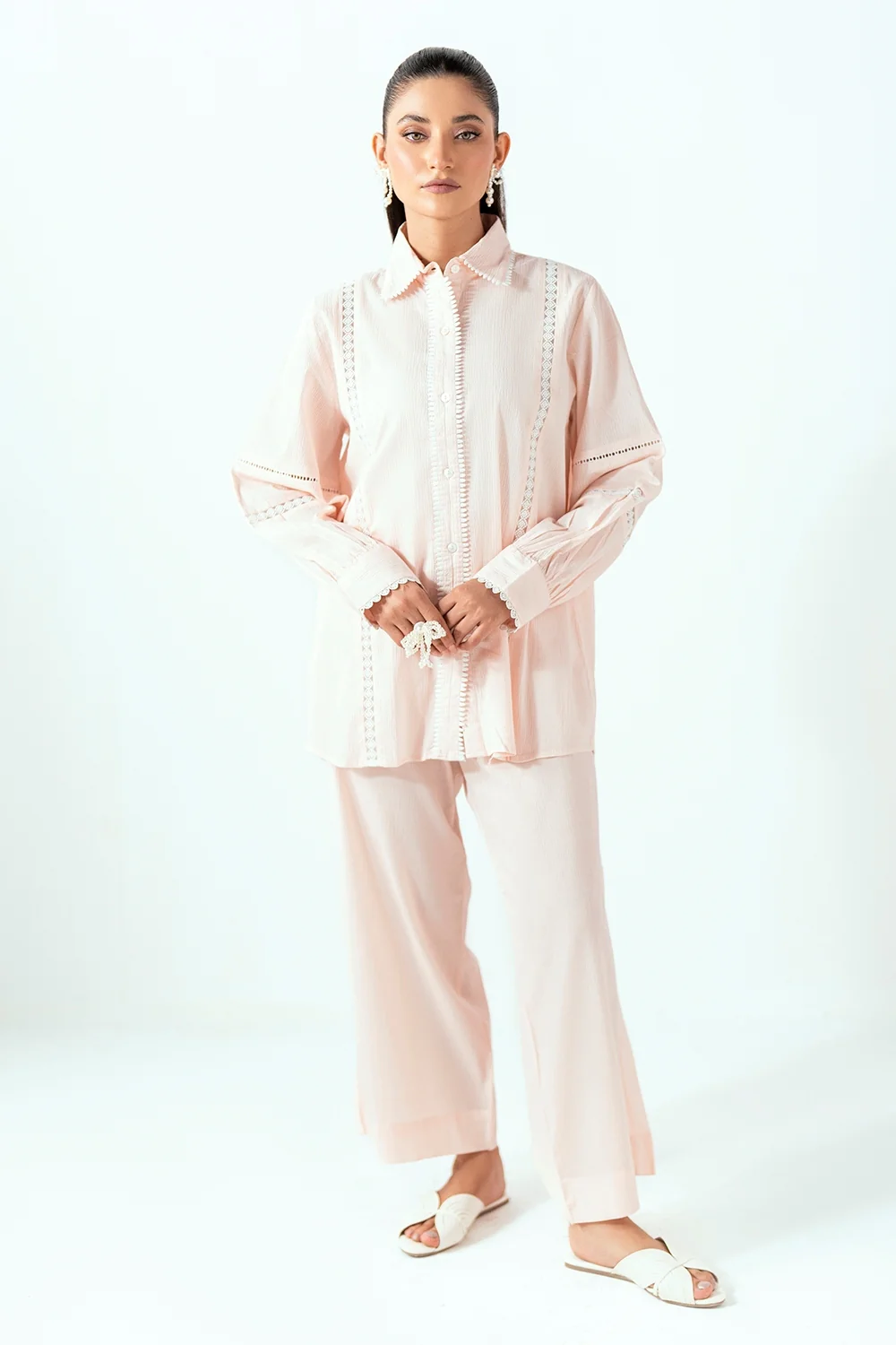 Ripple Crinkle Dyed Co-Ord Set - Image 3