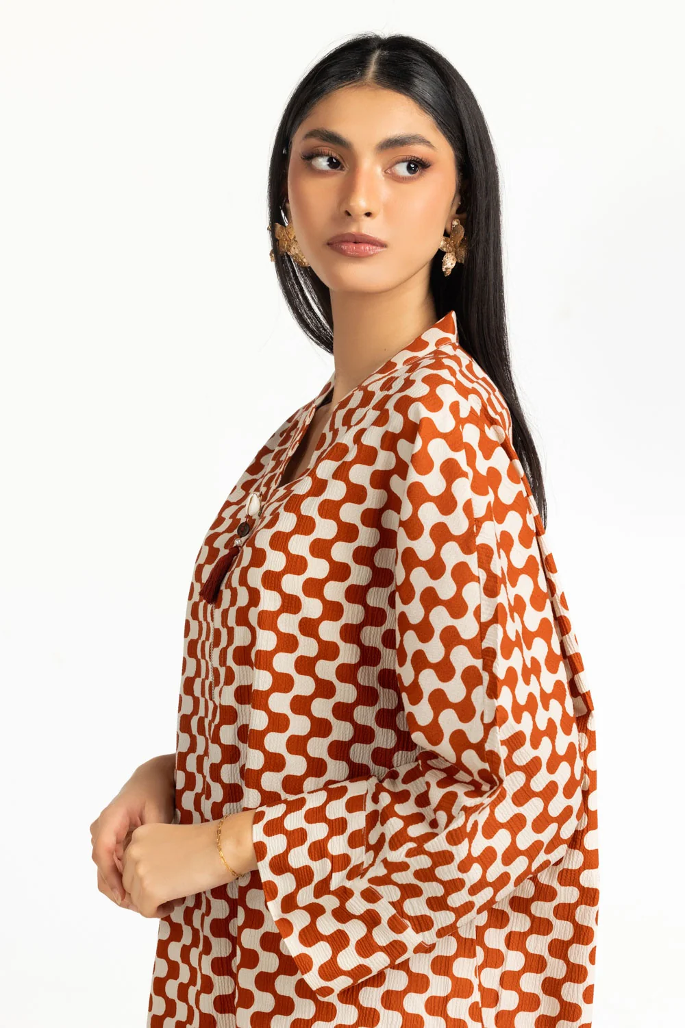Ripple Crinkle Printed Co-Ord Set - Image 5
