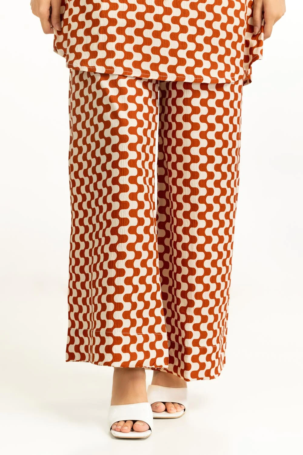 Ripple Crinkle Printed Co-Ord Set - Image 7