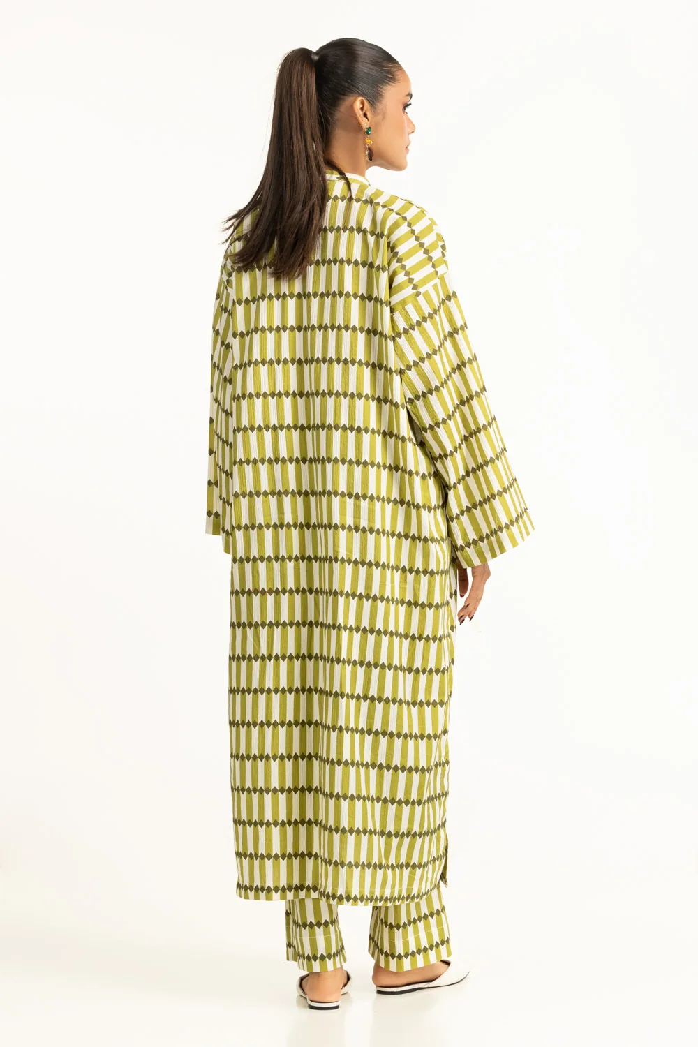 Ripple Crinkle Printed Co-Ord Set - Image 3