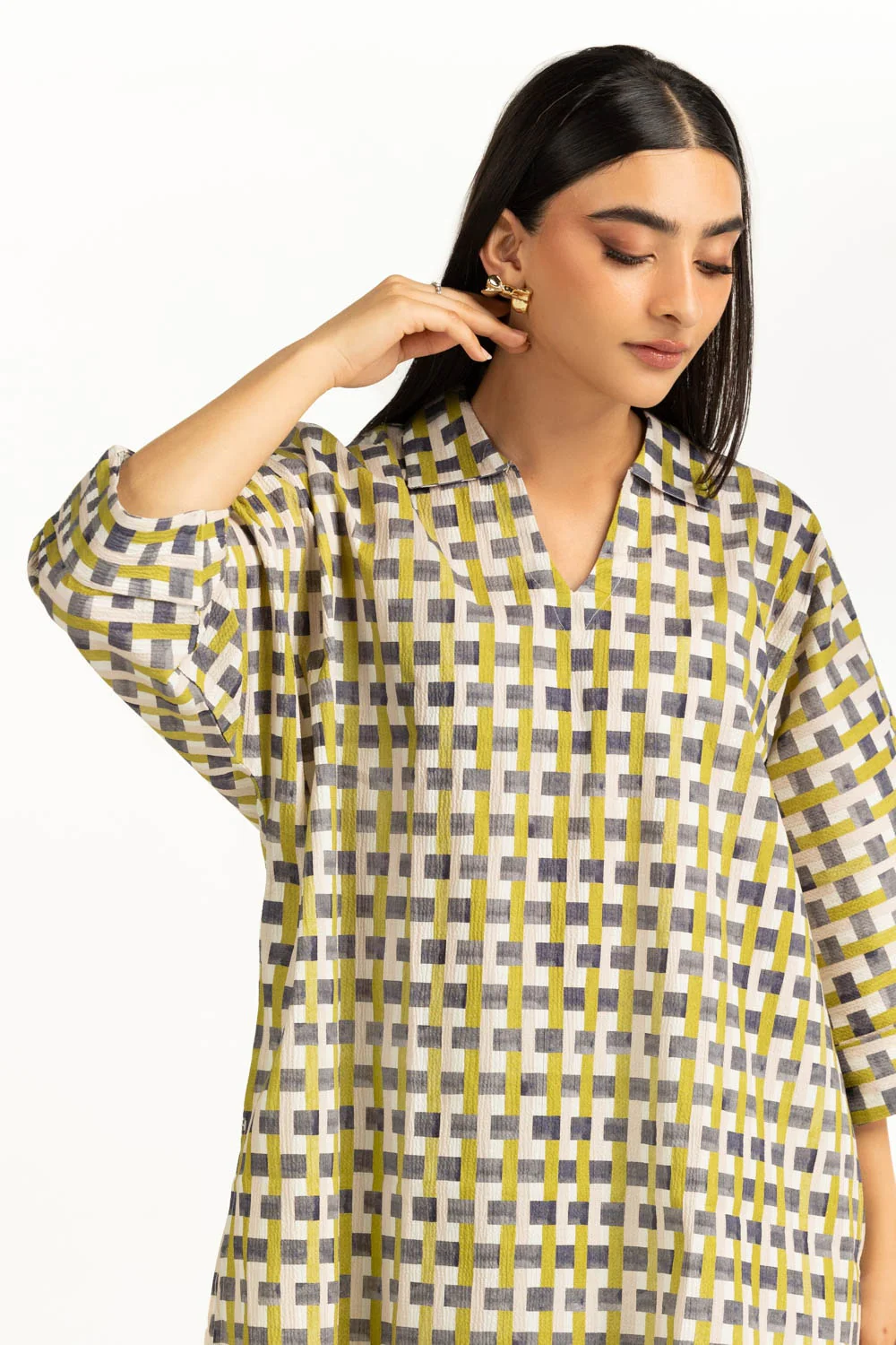 Ripple Crinkle Printed Co-Ord Set - Image 2